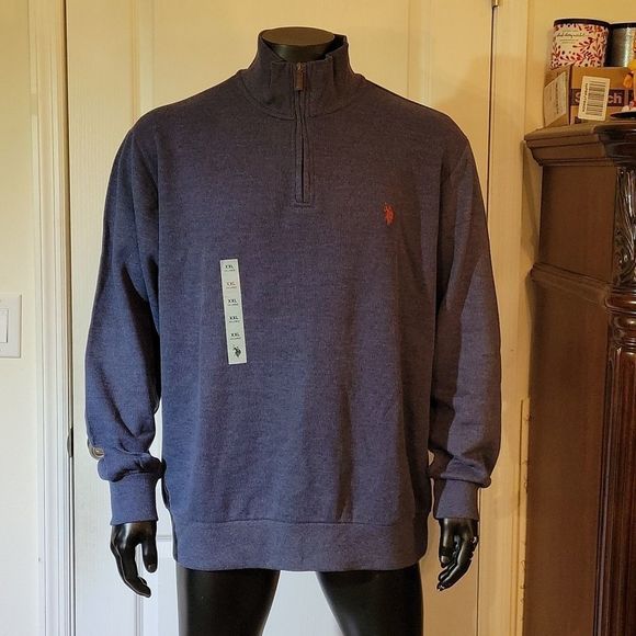 U.S POLO ASSN MENS MESH KNIT PULLOVER SWEATER - Picture 3 of 10